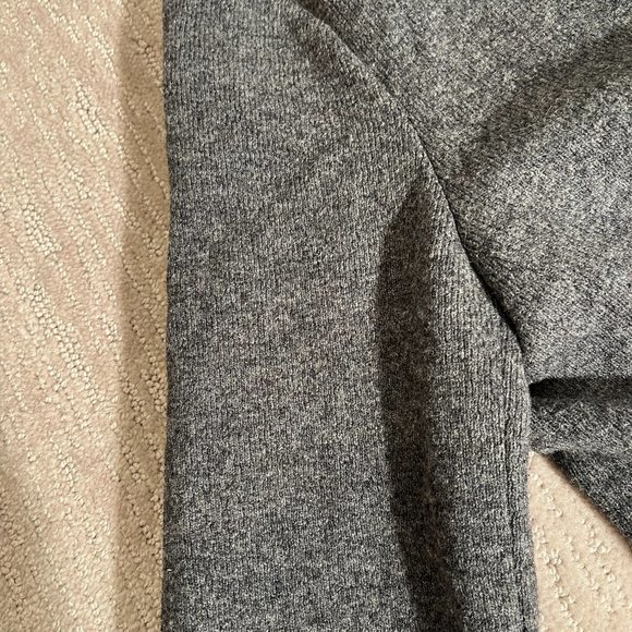 Banana Republic Grey Wool Knit Blazer Size 4 Italian Fabric - Picture 8 of 13